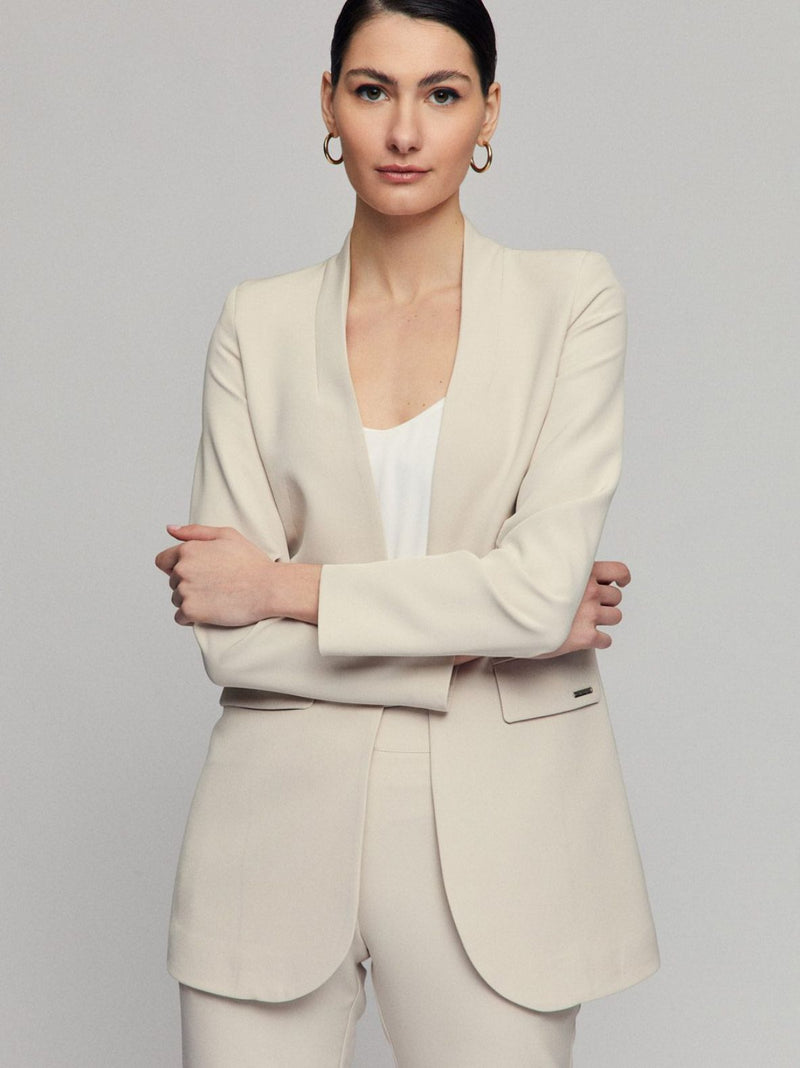 LOGAN (2) mao neck midi blazer - extra colors