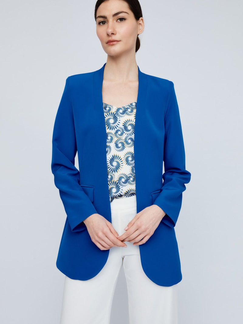 LOGAN (2) mao neck midi blazer - extra colors