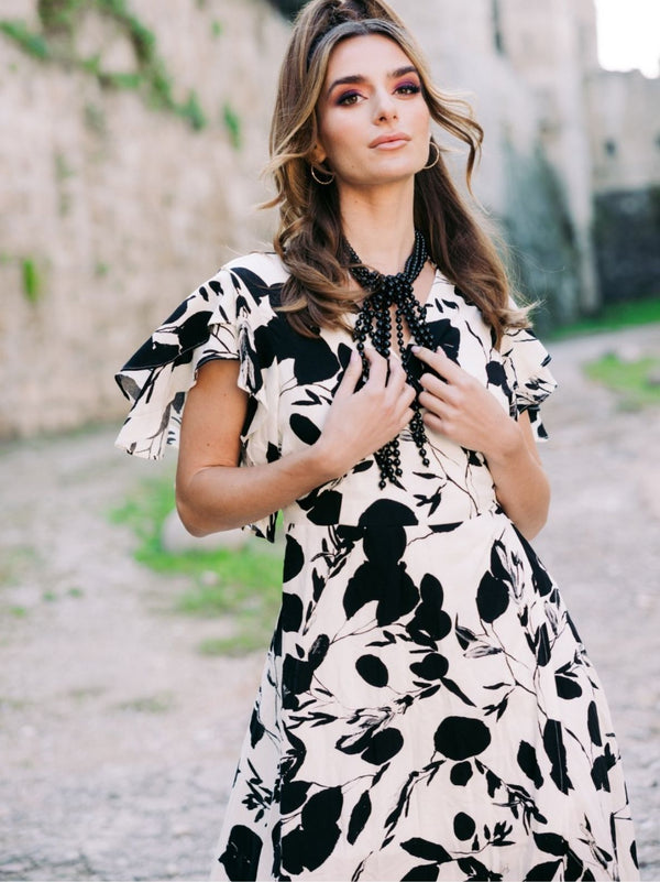 MARGOT φλοράλ φόρεμα