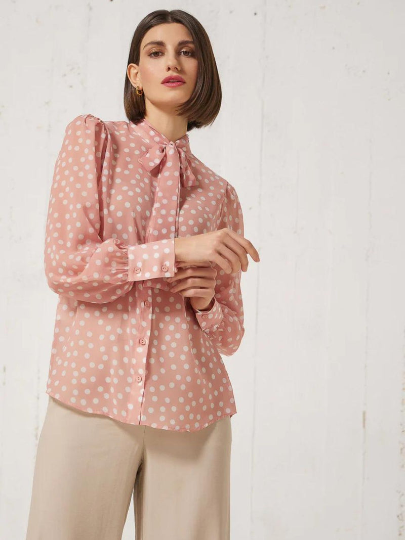 CORINE polka dots shirt