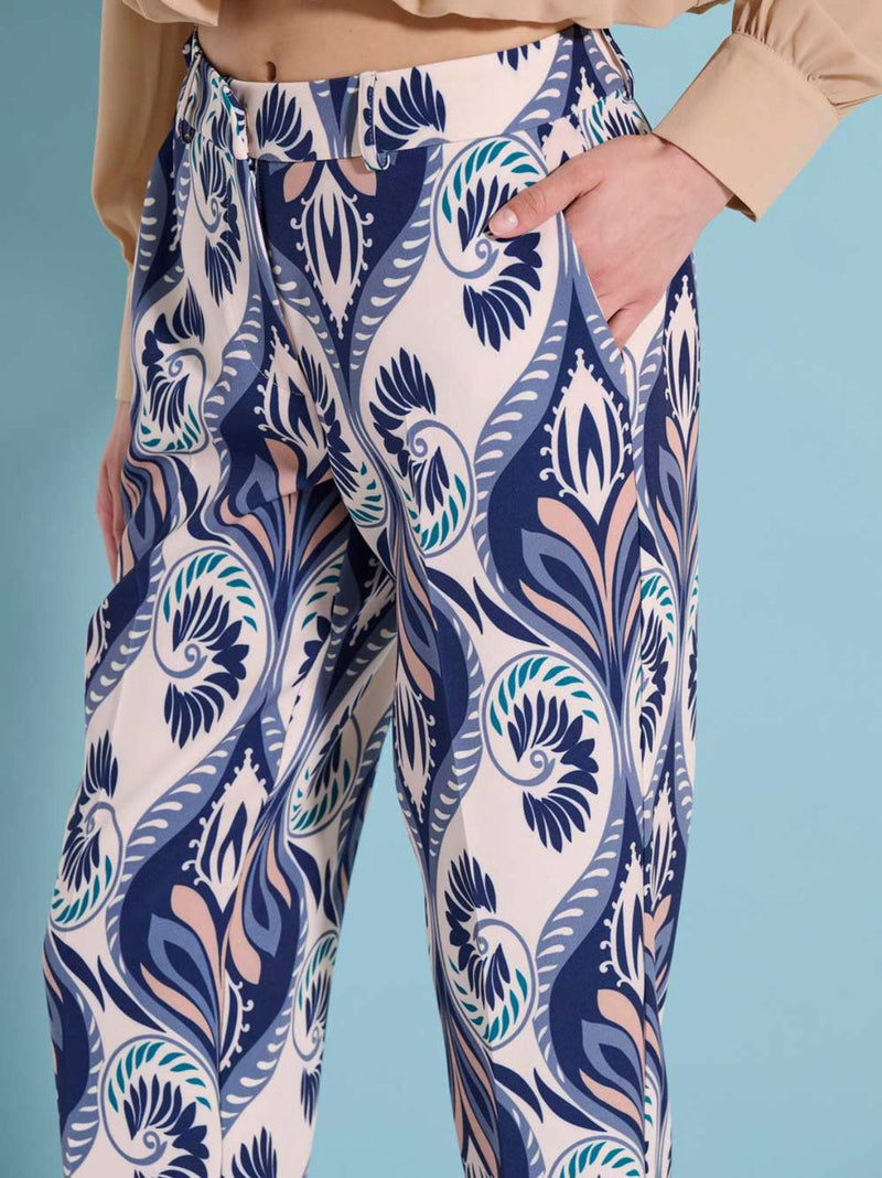 GEMMA printed trousers