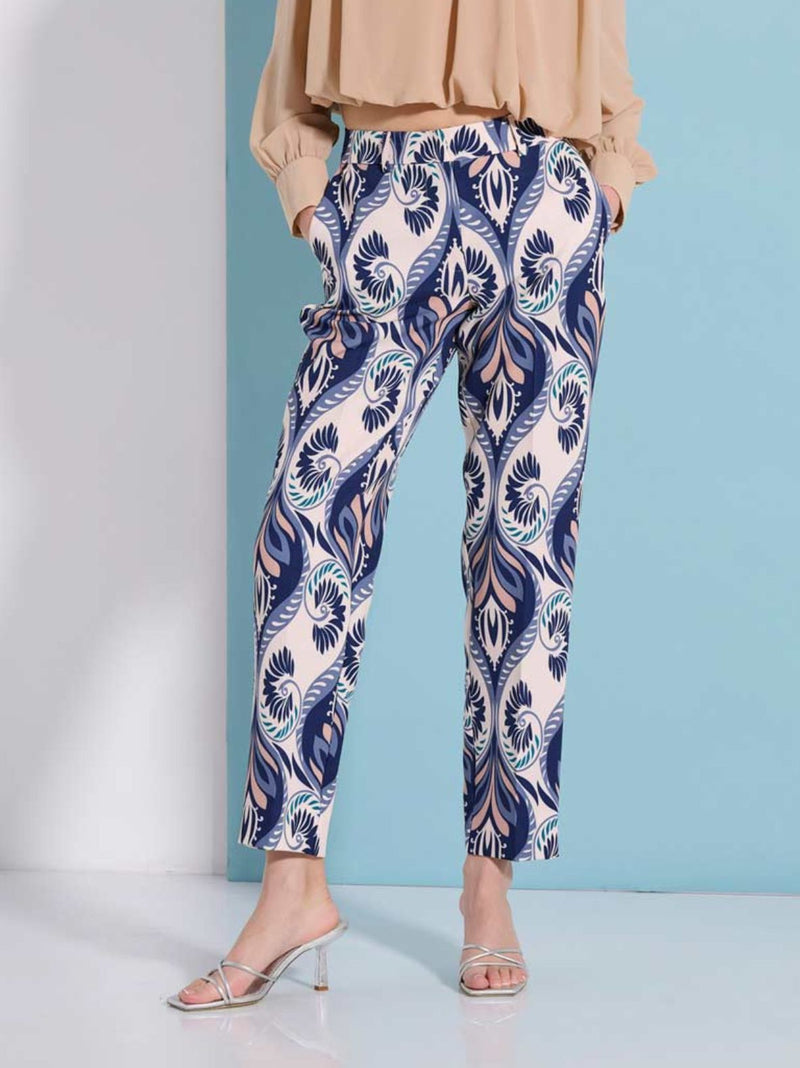 GEMMA printed trousers