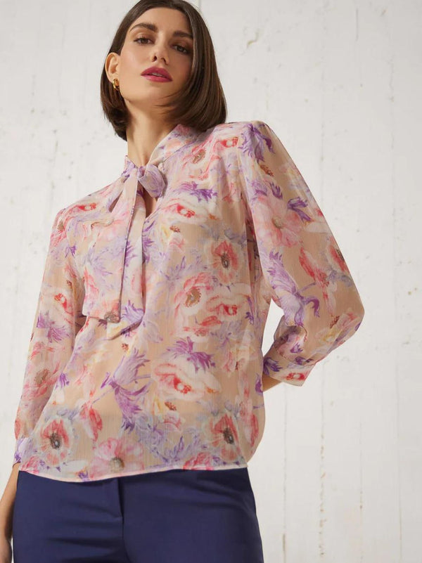 AURA floral blouse - 2 colors