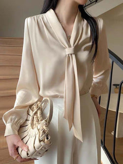 JOCOSA satin blouse - 4 COLORS