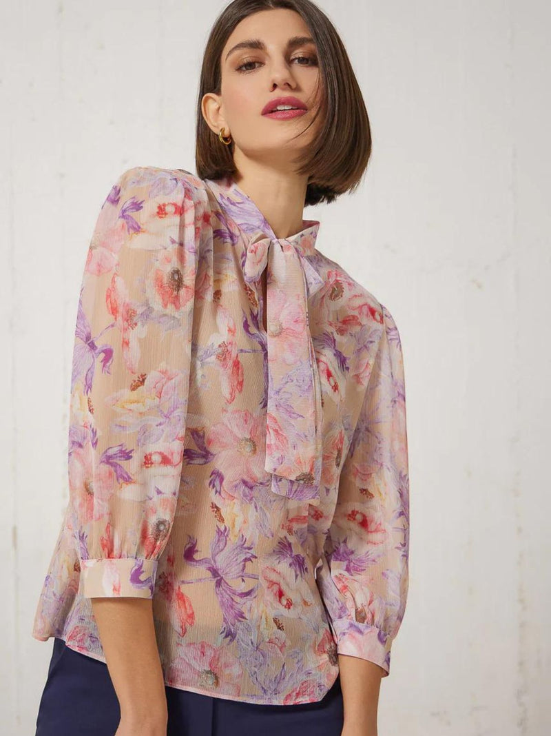 AURA floral blouse - 2 colors