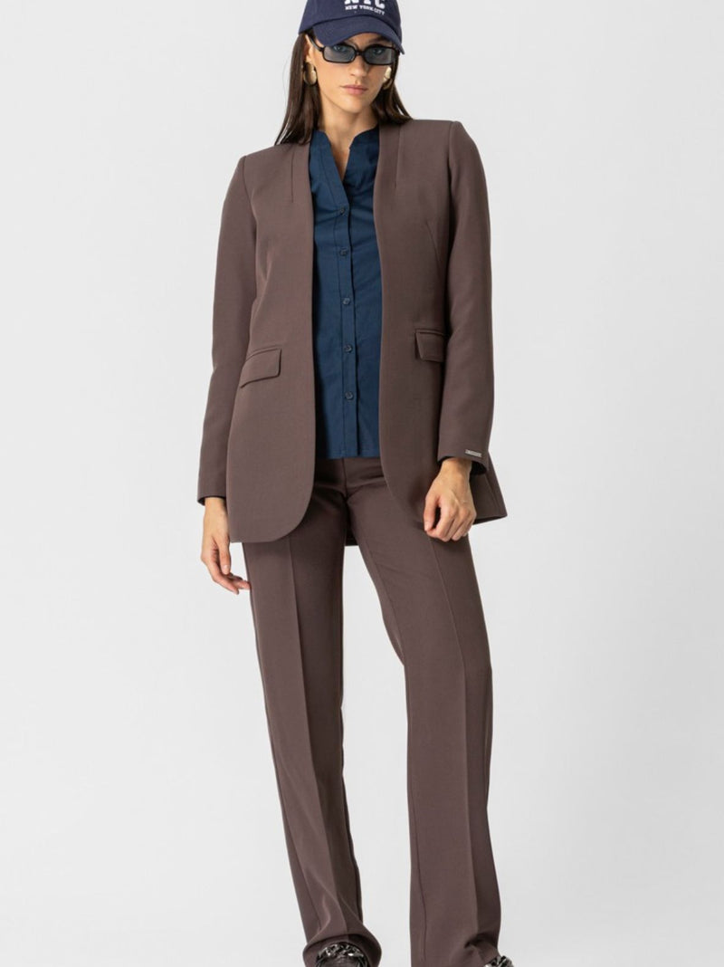 LOGAN (2) μακρύ σακάκι χωρίς κουμπιά - πολλά χρώματα