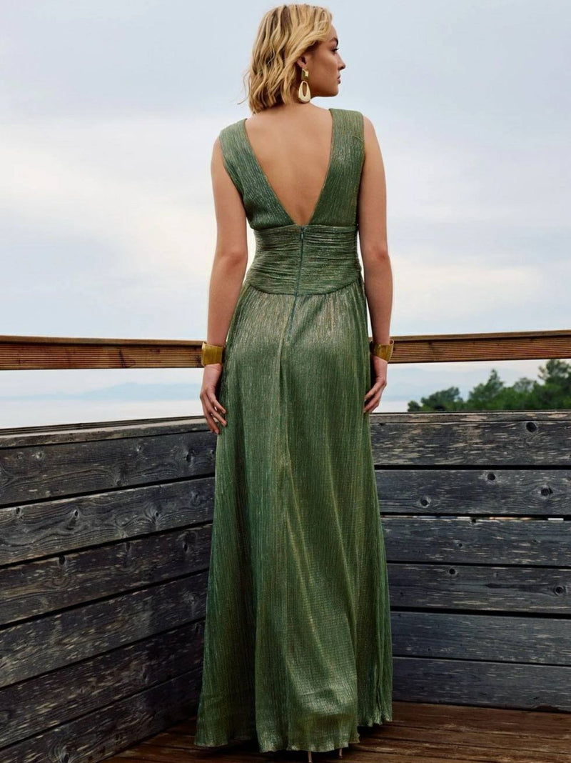 ELOUNDA maxi lurex φόρεμα