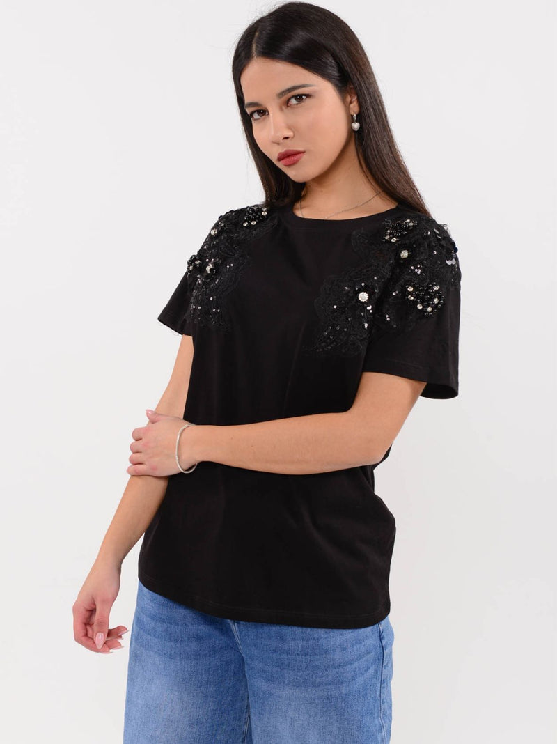 ILYA embellished t-shirt - 2 colors