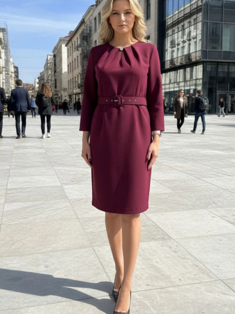 KAIRI pencil κρεπ φόρεμα - πολλά χρώματα