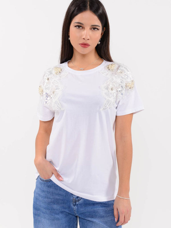 ILYA embellished t-shirt - 2 colors