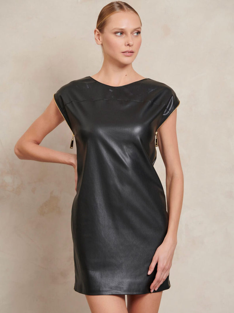 EMERSYN eco leather dress