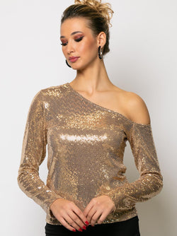 HELEN sequin top - 2 colors in