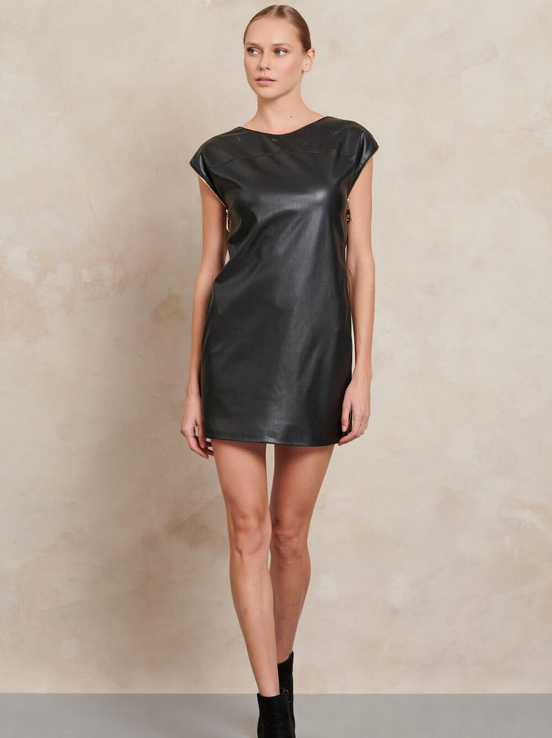 EMERSYN eco leather dress