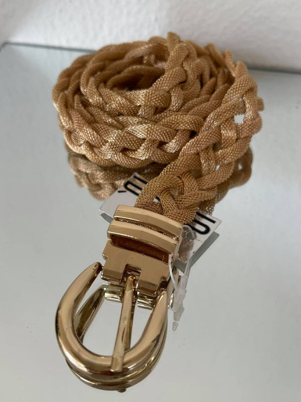 ΝΟVA braid metallic belt - 2 COLORS