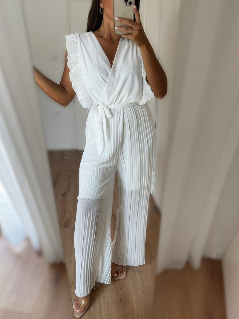 CHANTAL pleated jumpsuit - 5 COLORS