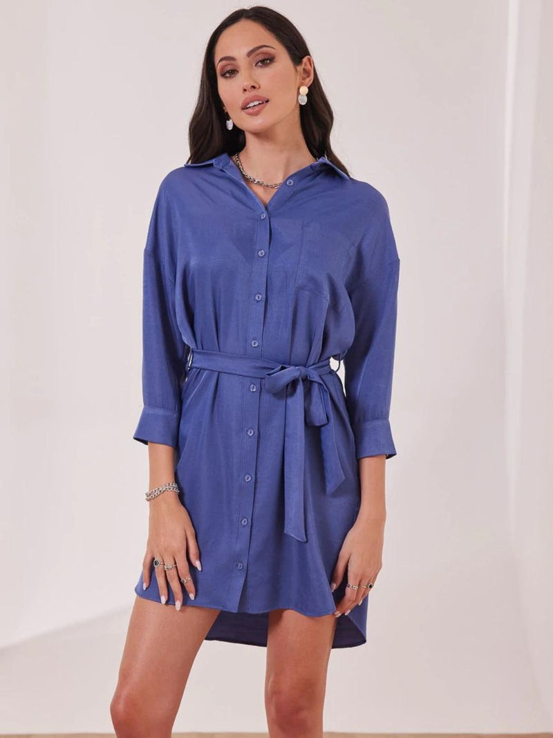 FRIDA shirt dress - 2 colors