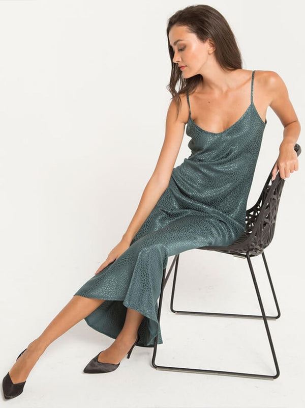 RHEA satin slip dress - 2 COLORS