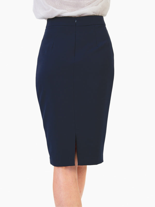 ROYALTY navy blue pencil skirt