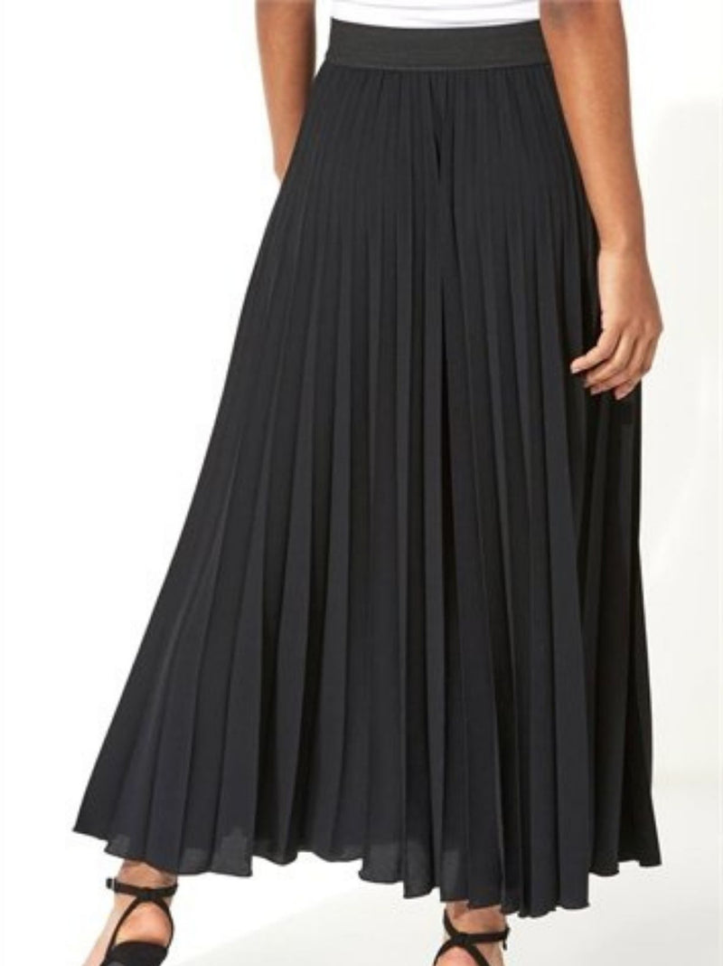 ZIA black pleated skirt