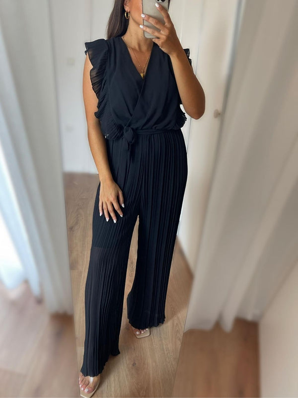 CHANTAL pleated jumpsuit - 5 COLORS