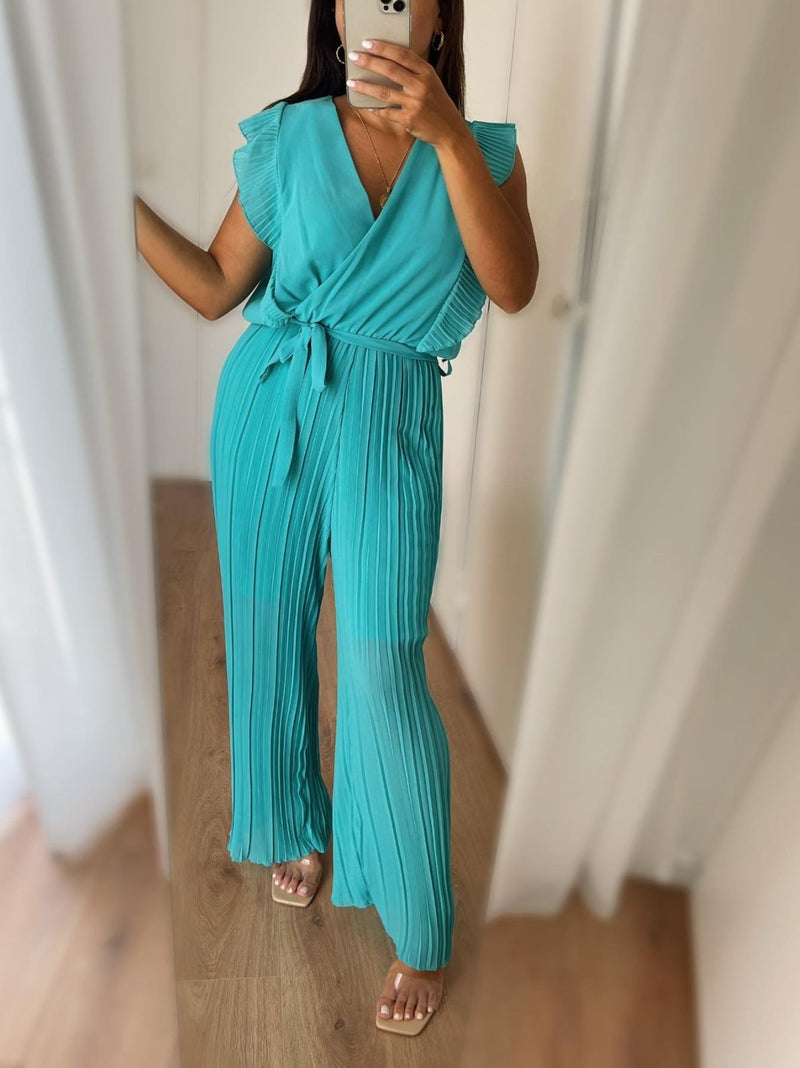 CHANTAL pleated jumpsuit - 5 COLORS