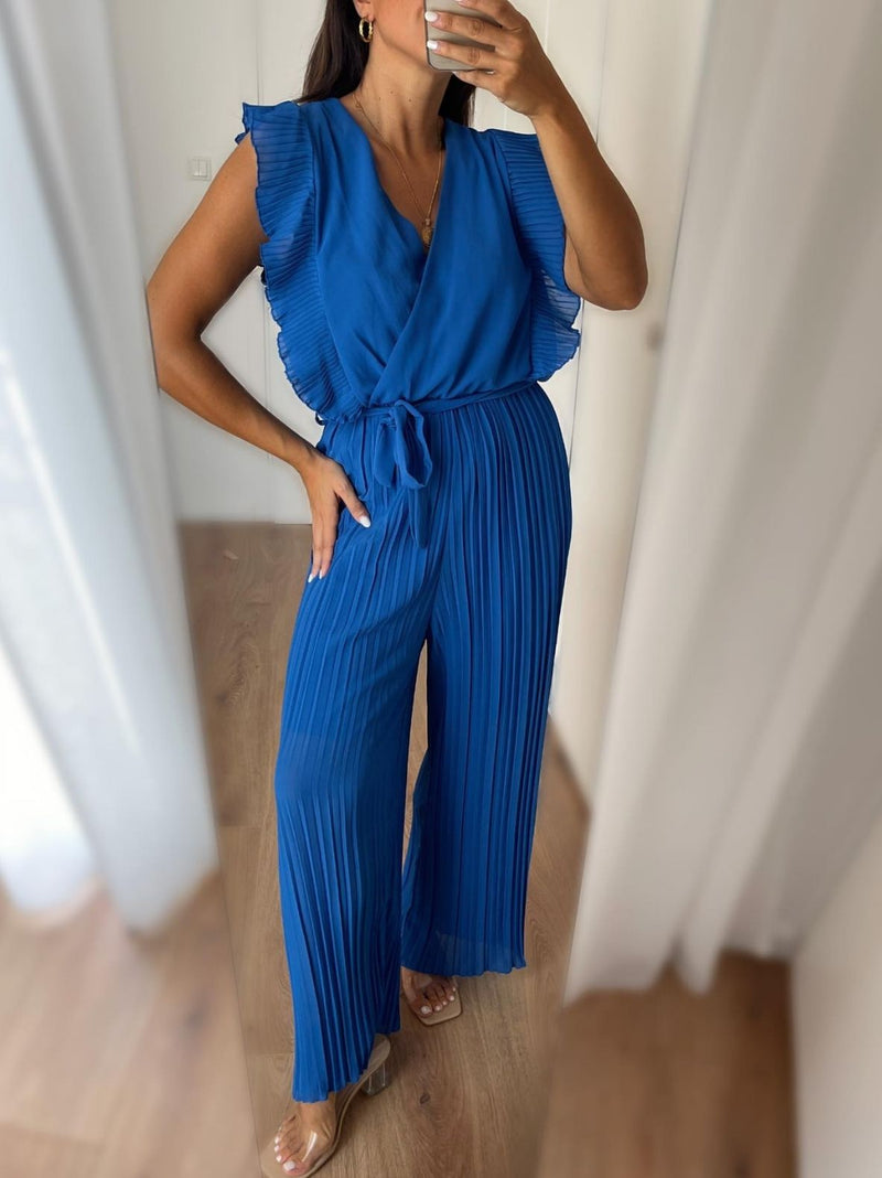 CHANTAL pleated jumpsuit - 5 COLORS