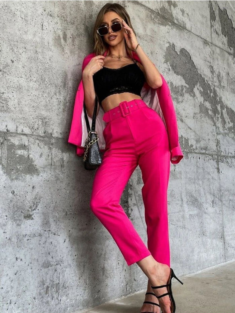 LIA belted trousers - extra colors