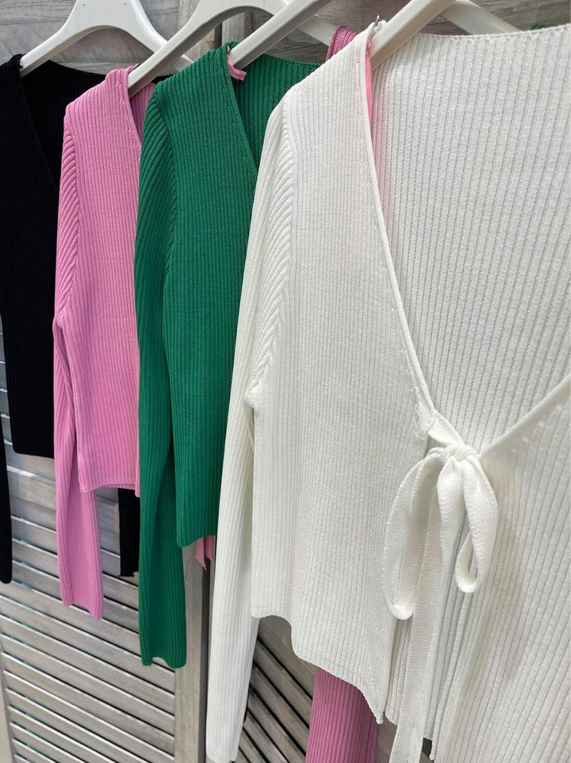 MILAN ribbed knit jacket - 5 COLORS