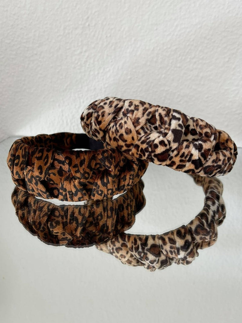 JEANNE leopard headband - 2 COLORS