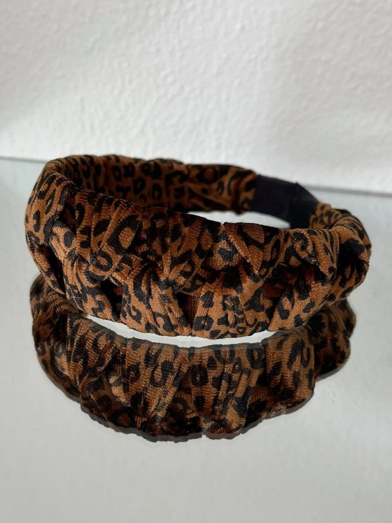 JEANNE leopard headband - 2 COLORS